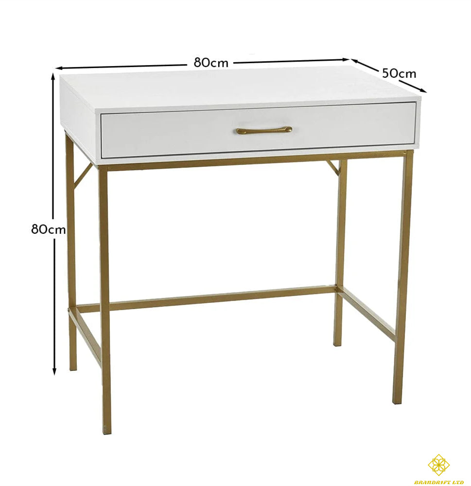Carrie Small Desk - White