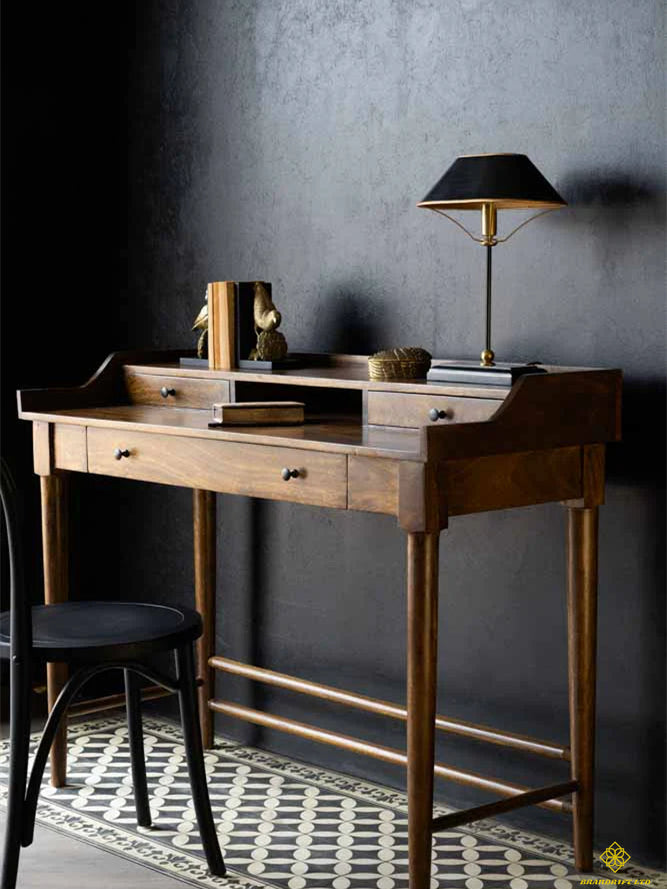 FIDA wooden three-drawer desk