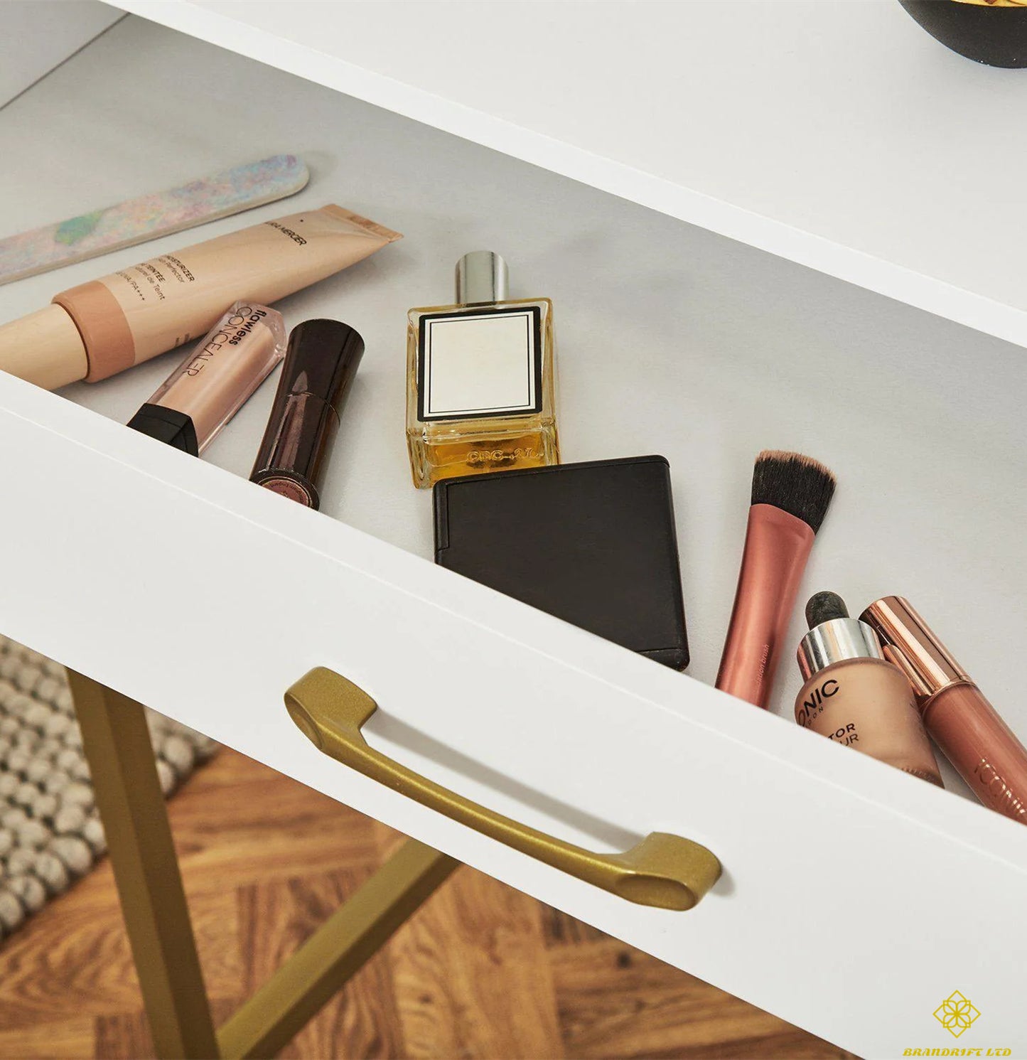 Carrie Small Desk - White
