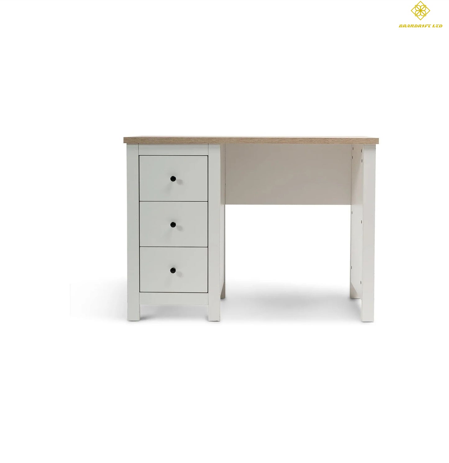 Fipka white dressing table with drawers