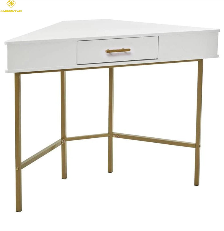 Carrie Corner Table - White