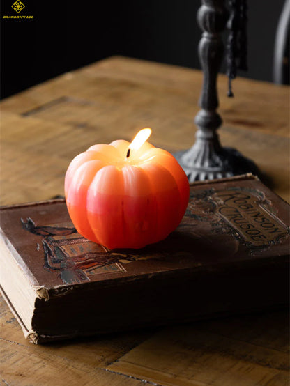 Gradient Pumpkin Candle
