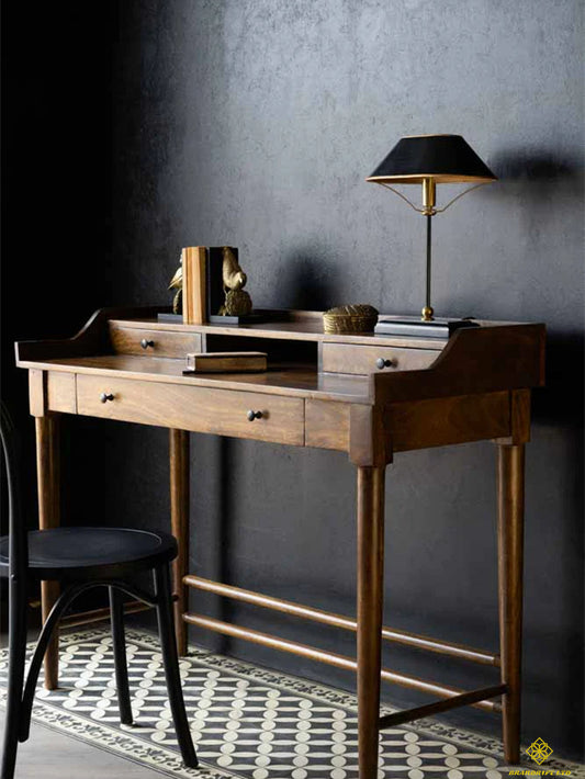 FIDA wooden three-drawer desk