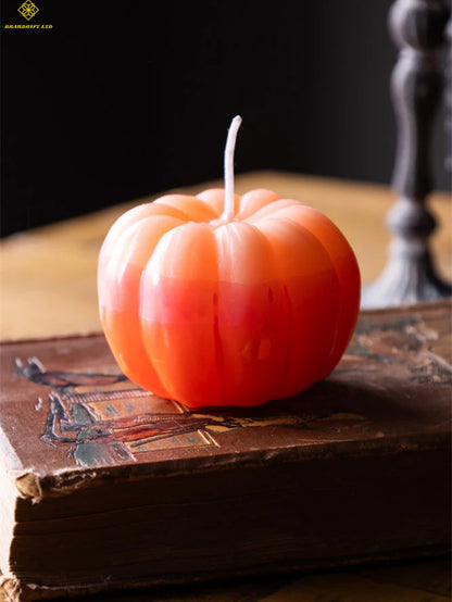 Gradient Pumpkin Candle