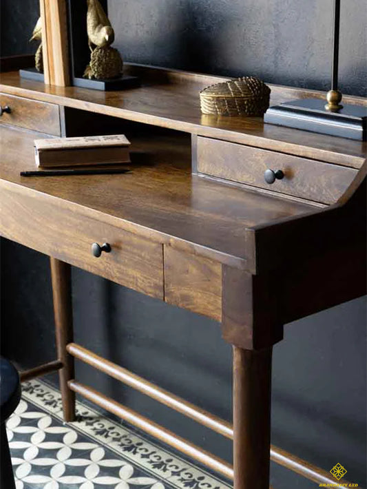 FIDA wooden three-drawer desk
